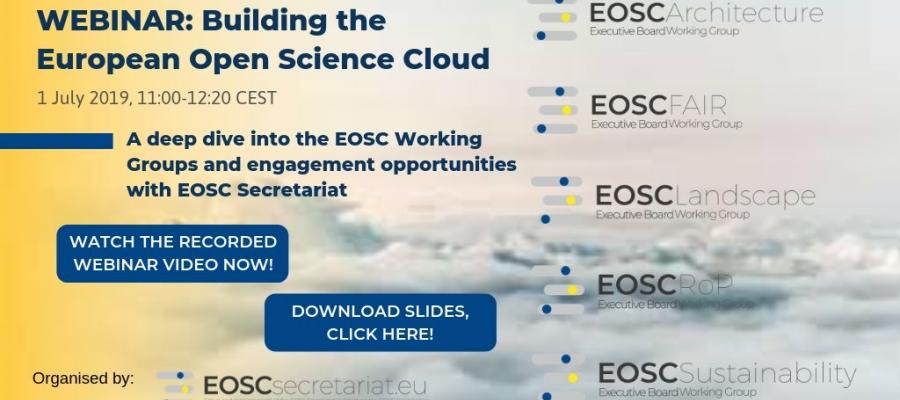 Webinar - Building the European Open Science Cloud