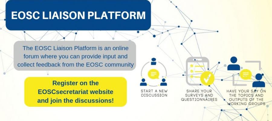 EOSC Liaison Platform Live: Join the discussion!