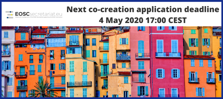 Co-creation funding opportunities - Next application deadline on 4 May 2020