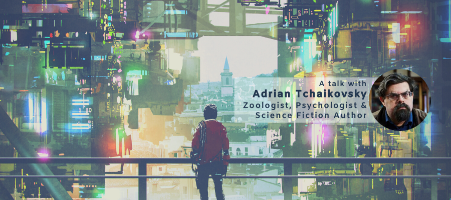 Visions, needs and requirements for Future Research Environments: An Exploration with Zoologist and Psychologist and Science Fiction Author Adrian Tchaikovsky