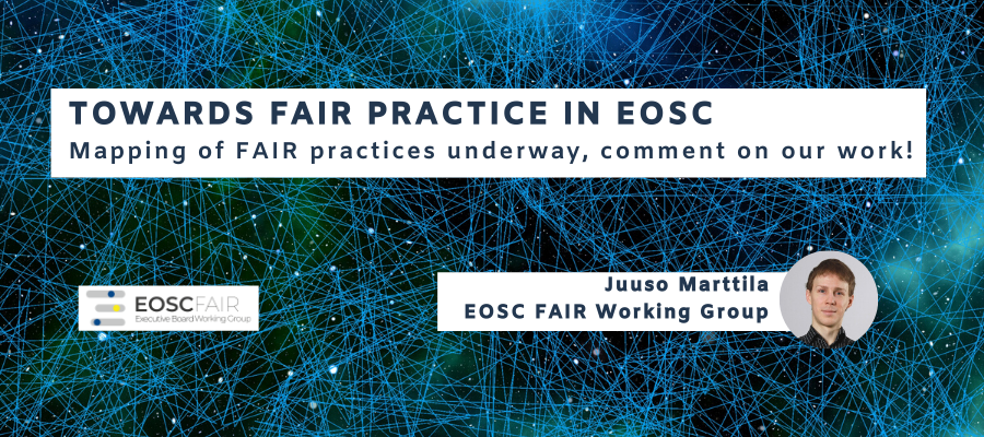 Towards FAIR practice in EOSC